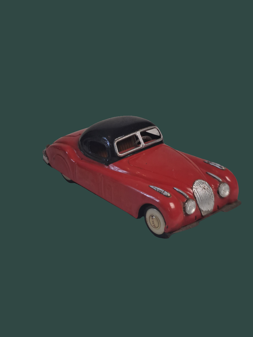 Vintage Tin Toy Jaguar XK-140