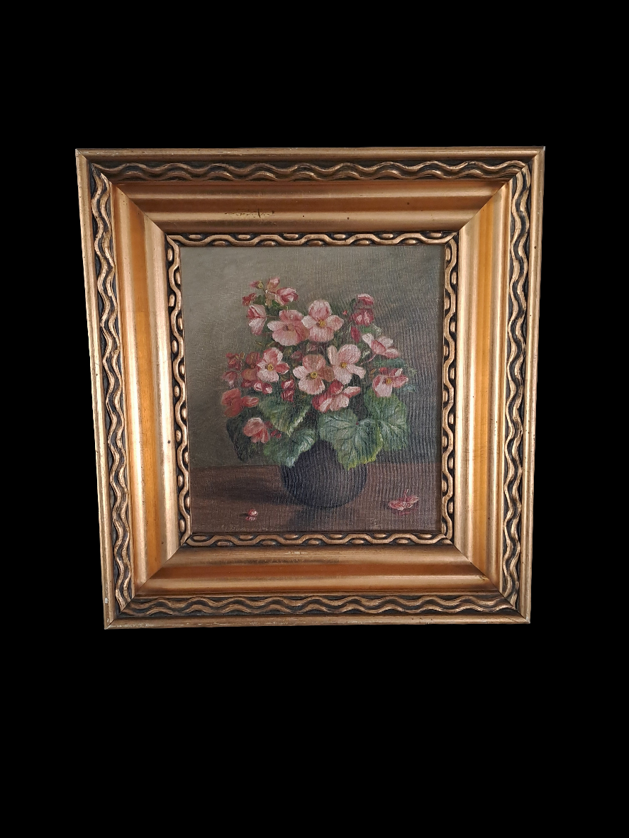 Antique Still Life Flowers/Antik Stilleben Blomster