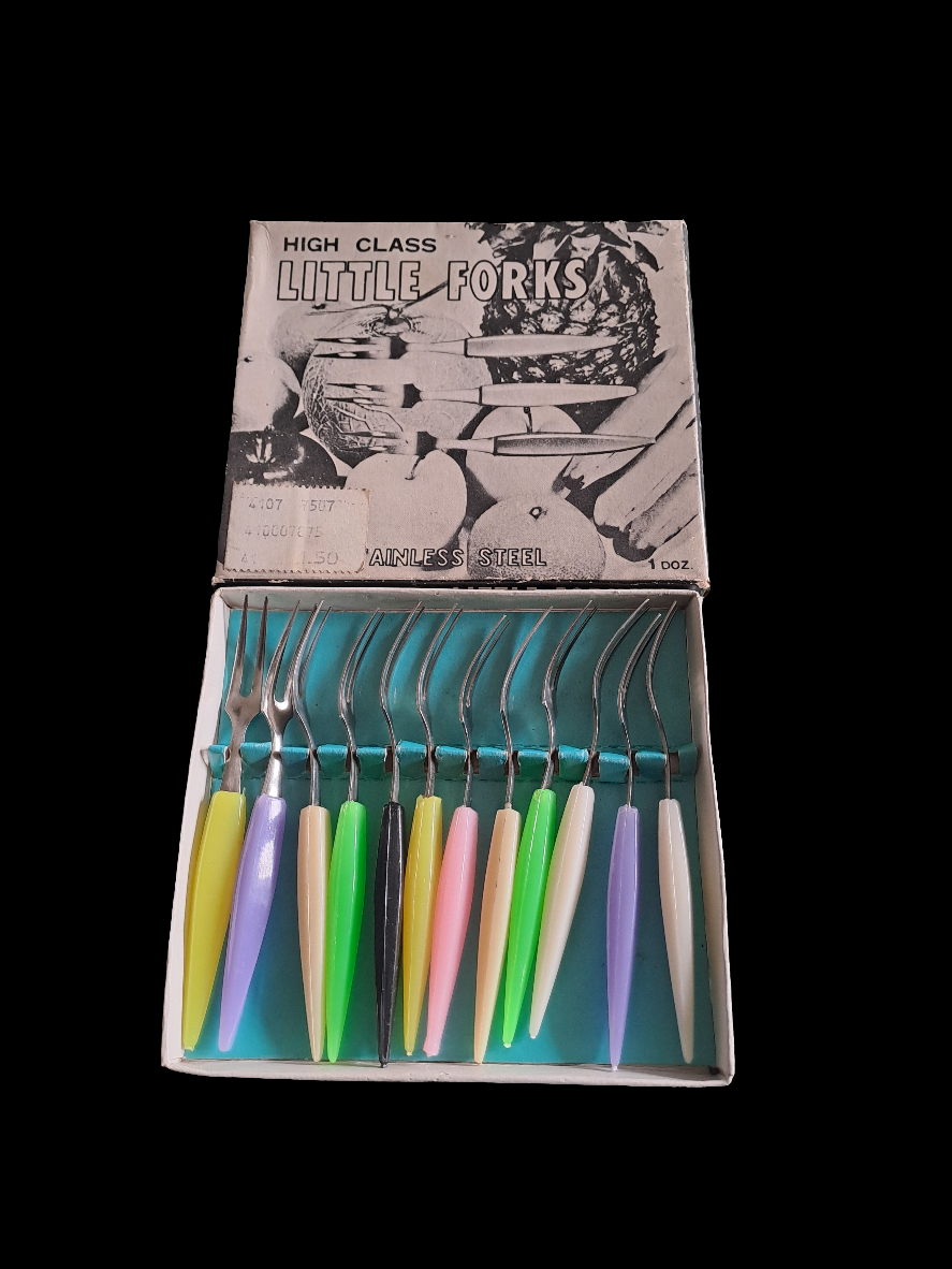 Vintage Party Forks/Retro Pålægsgafler