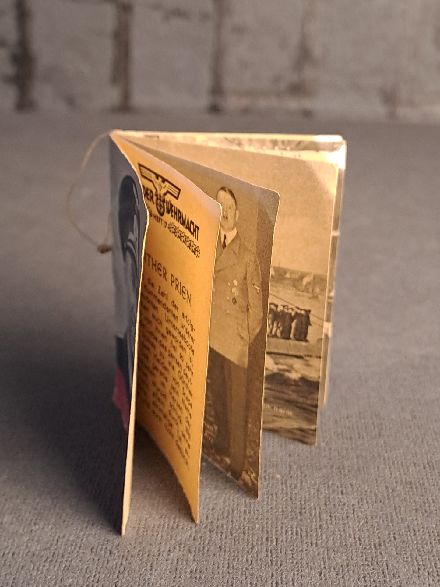 WHW Knight Cross Mini Booklet Gunther Prien / WHW Ridderkors Gunther Prien