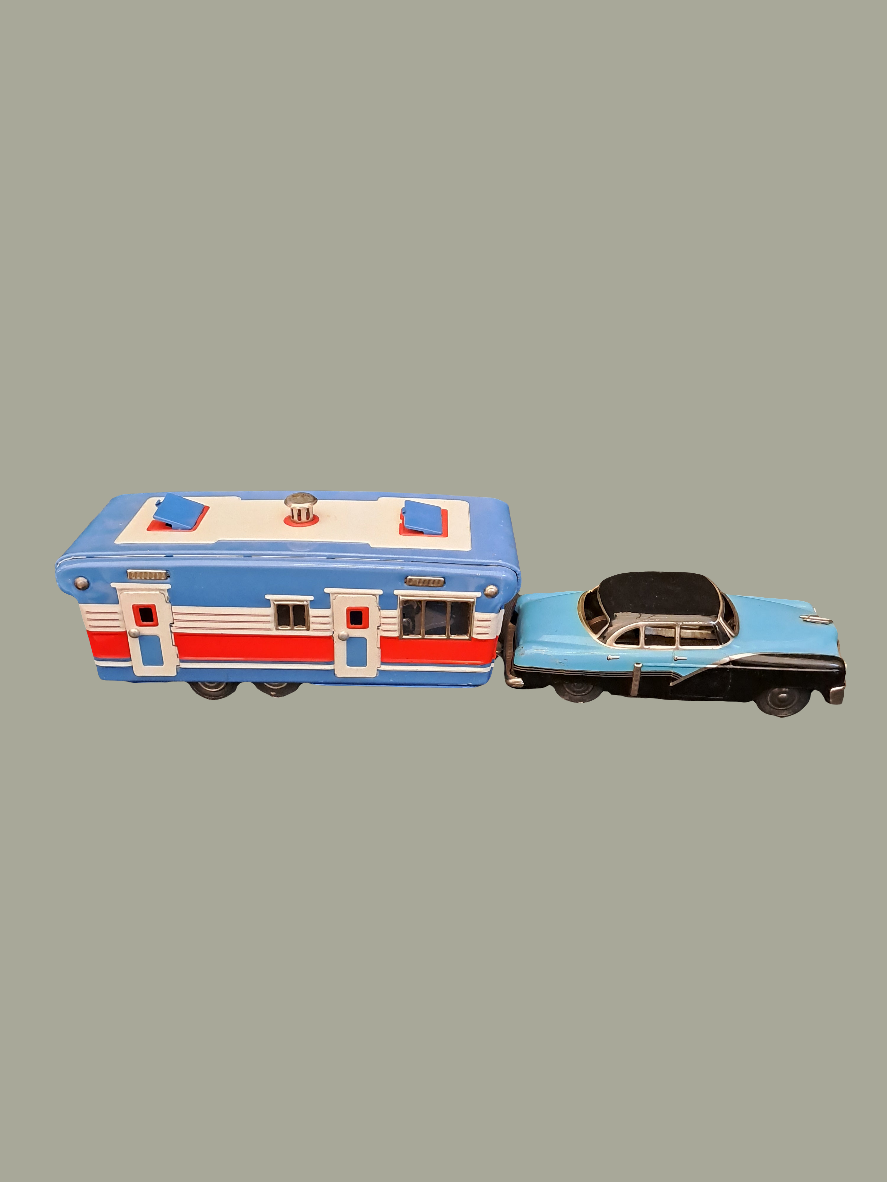 Tin Car and House Trailer