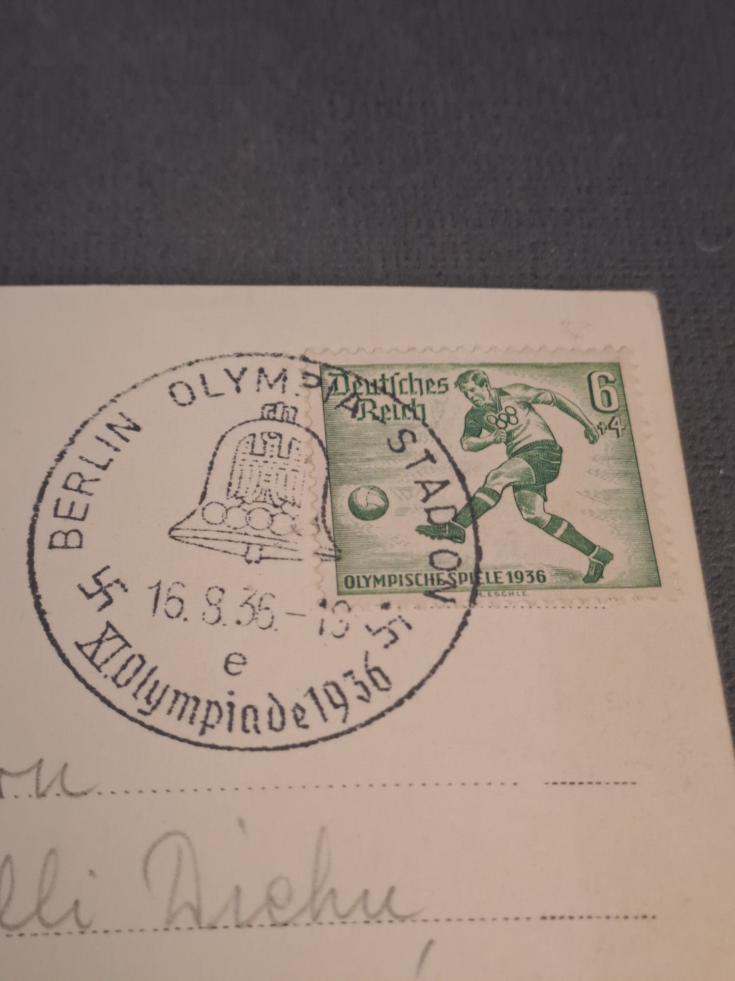 WW2 Postcard Olympia 1936