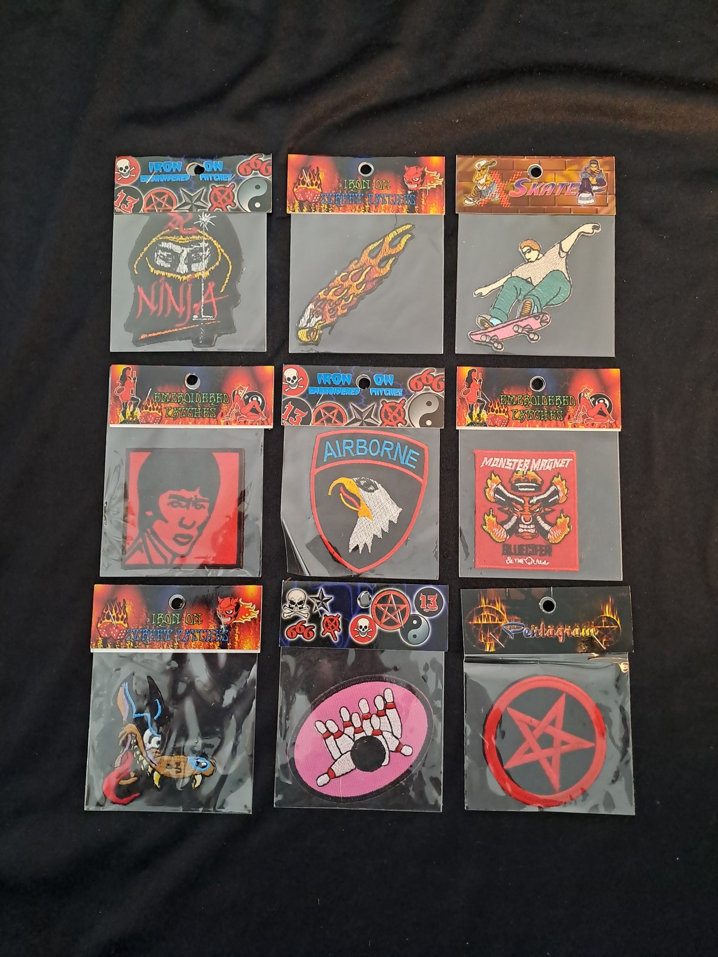 Vintage Patch x9 / Vintage Strygemærker x9