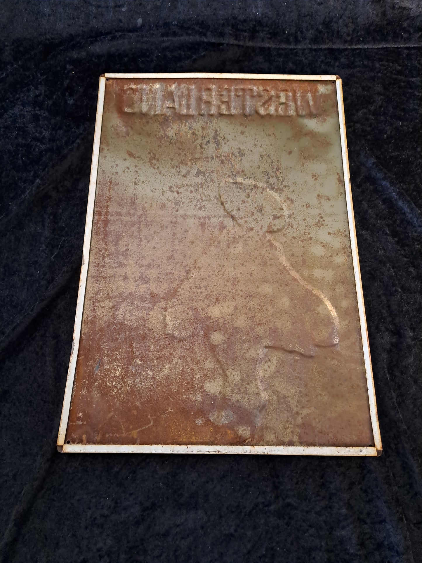 Vintage Advertising Tin Sign / Vintage Reklame Blikskilt