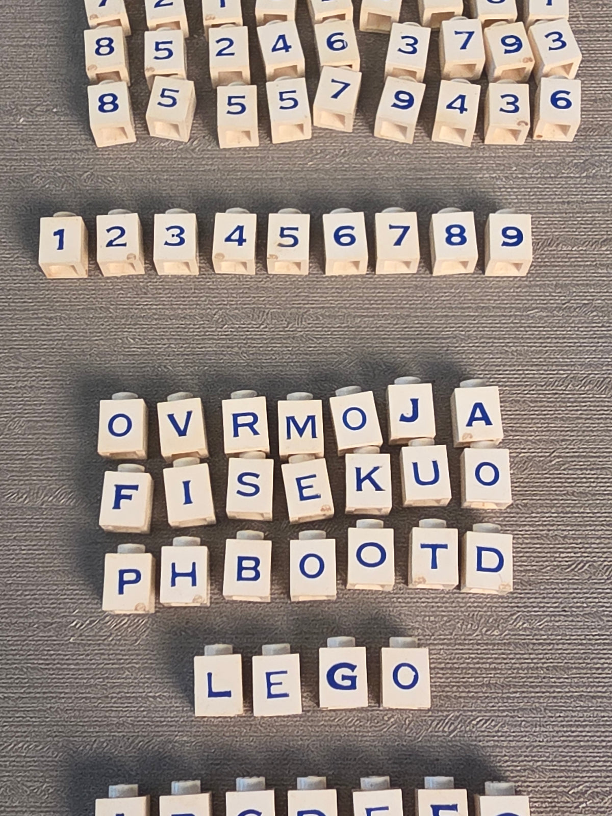 Lego Bogstaver/ Lego Letters
