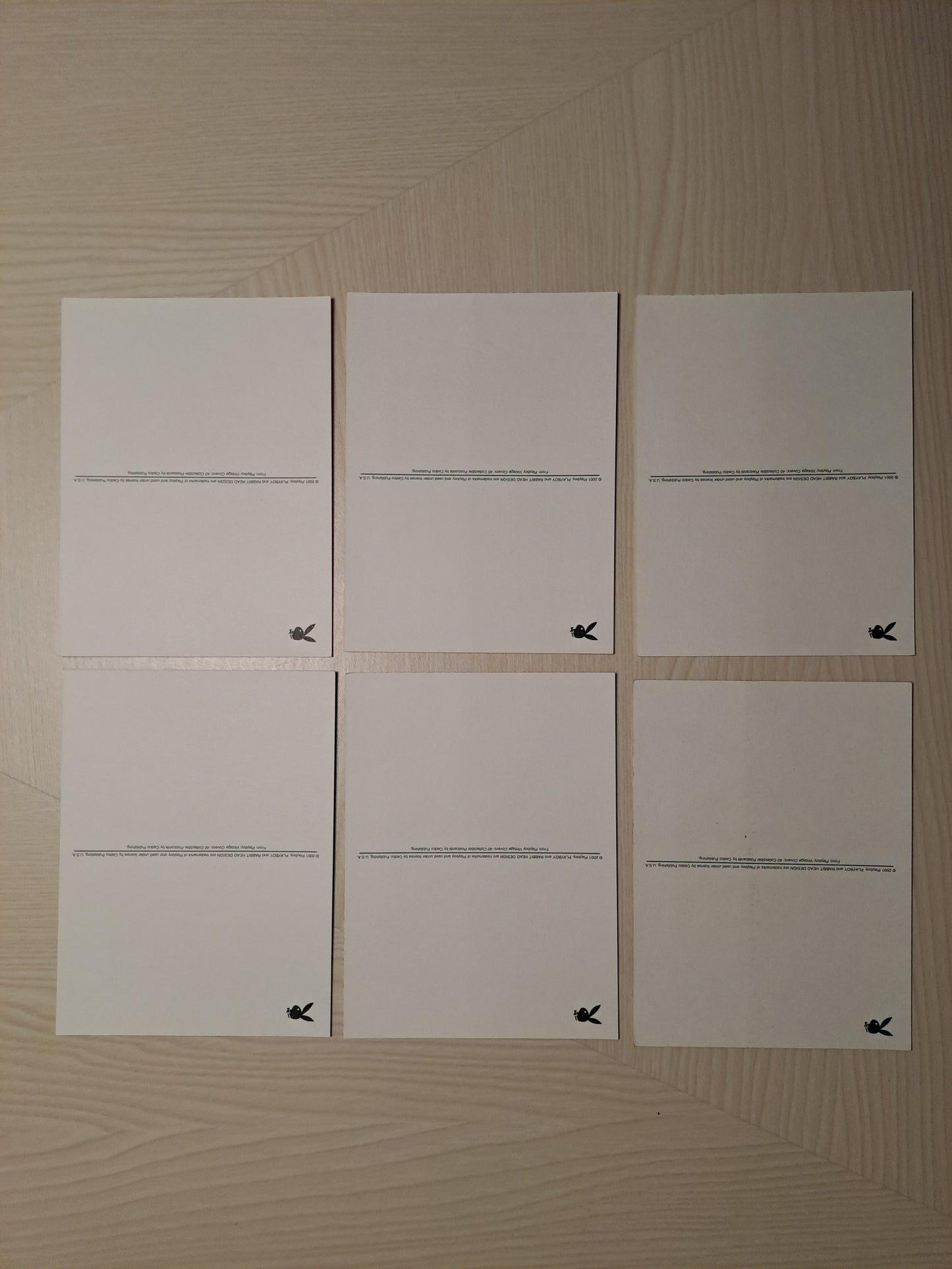 Playboy Magazine Postcards / Playboy Magasin Postkort