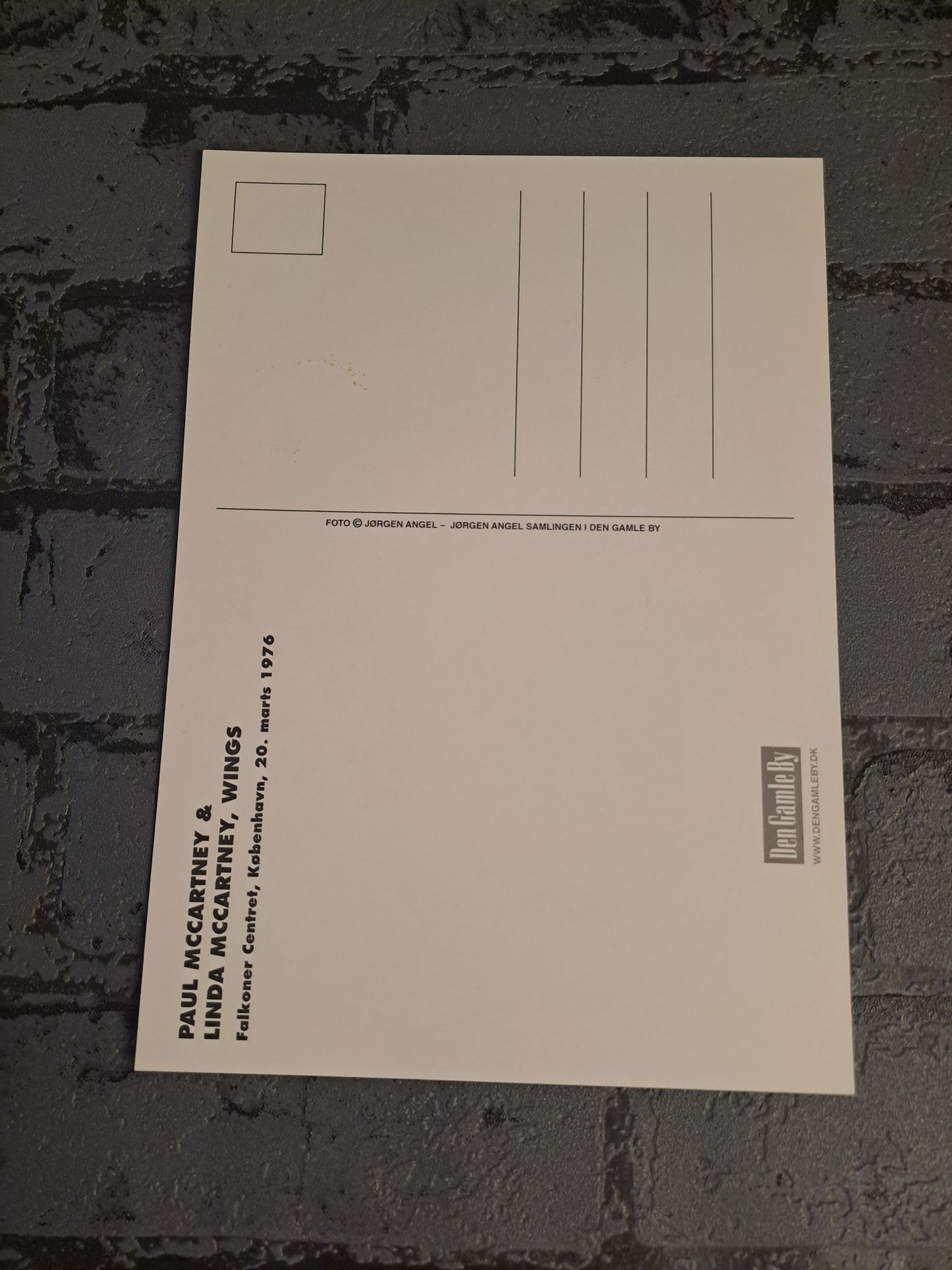 Paul McCartney Large Postcard