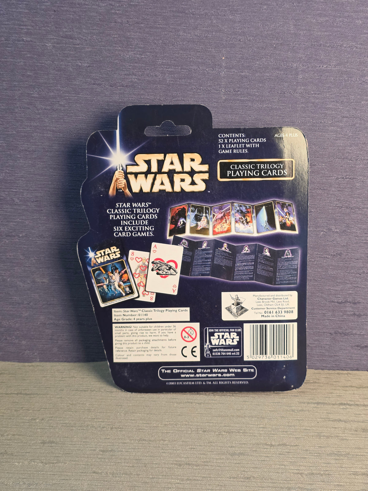 Star Wars Classic Trilogy Playing Cards