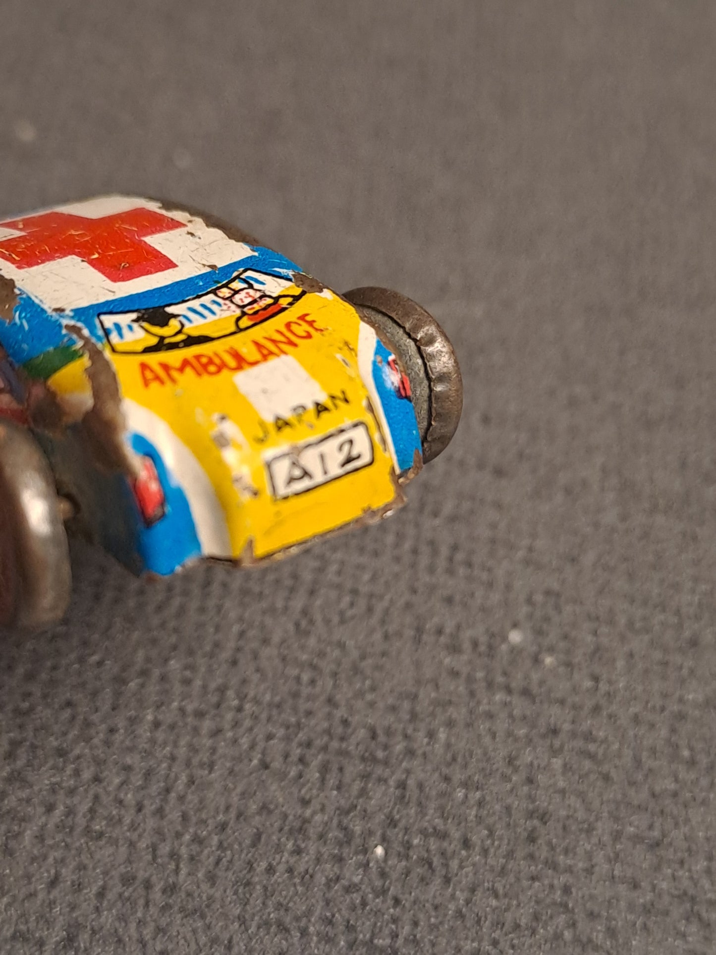 Vintage Lithographic Mini Tin Cars x2