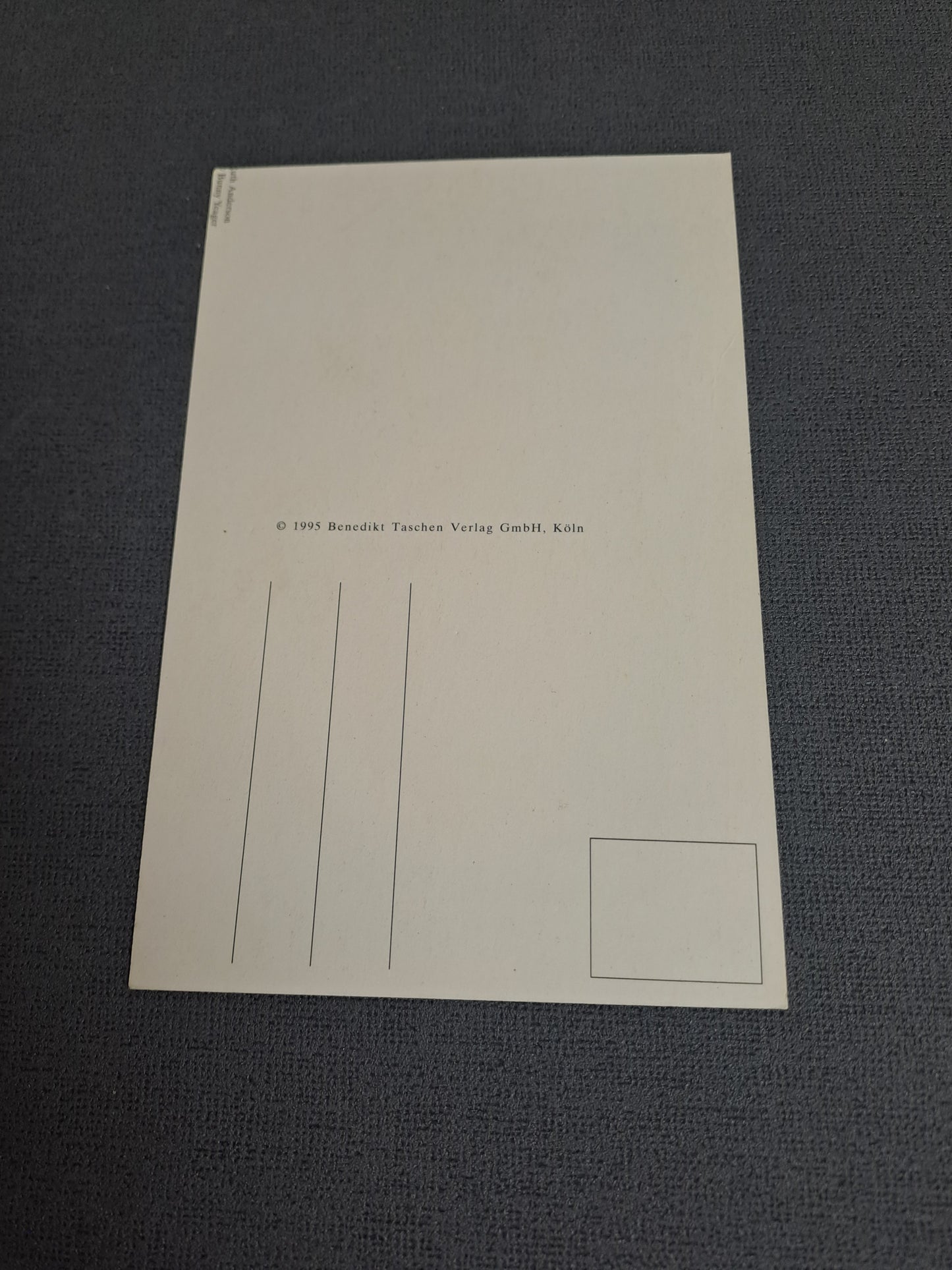 Vintage Postcard / Vintage Postkort