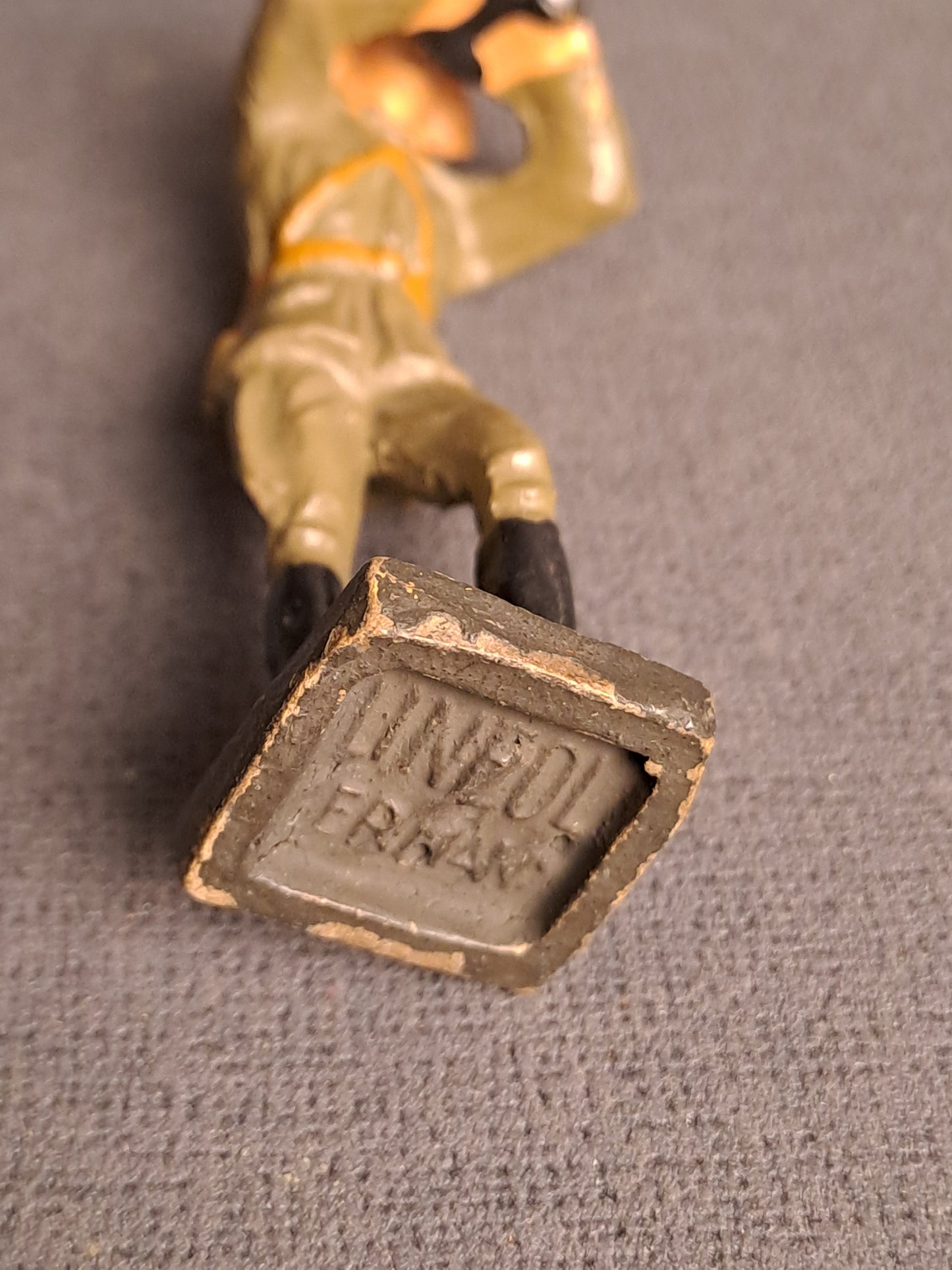 Lineol Rare Danish Officer with Binoculars / Lineol Sjælden Dansk Officer med Kikkert