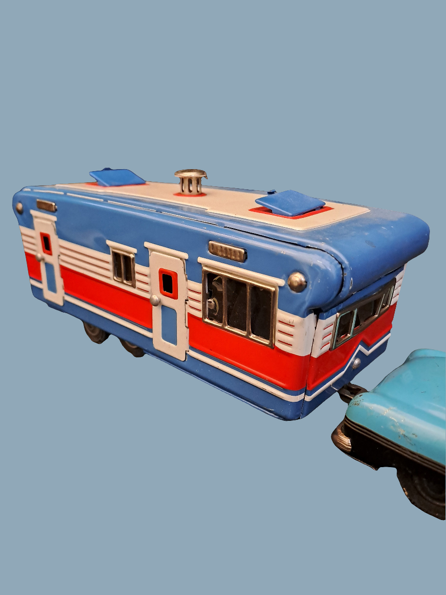 Tin Car and House Trailer