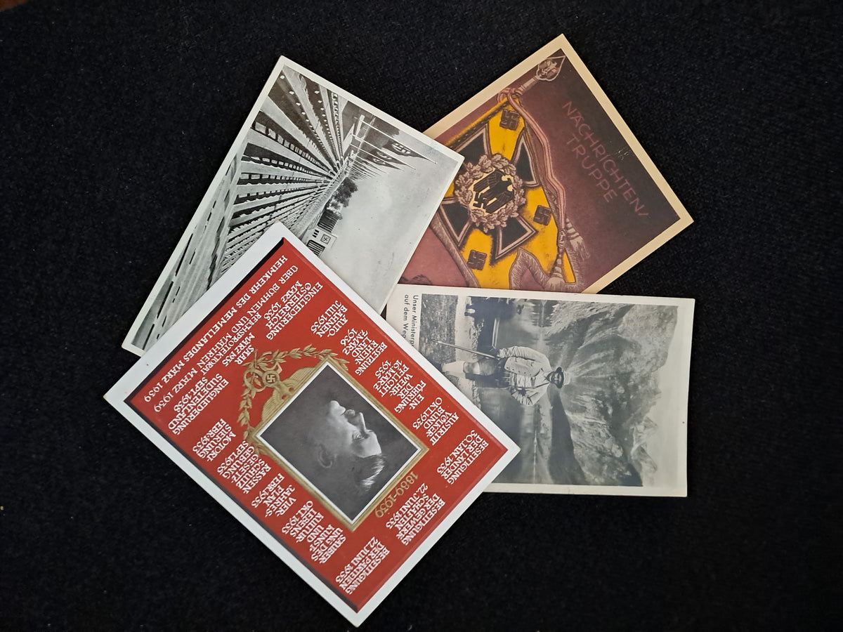 WW1 and WW2 Propaganda Postkort, Fotos og Dokumenter / Postcards, Photos, Documents