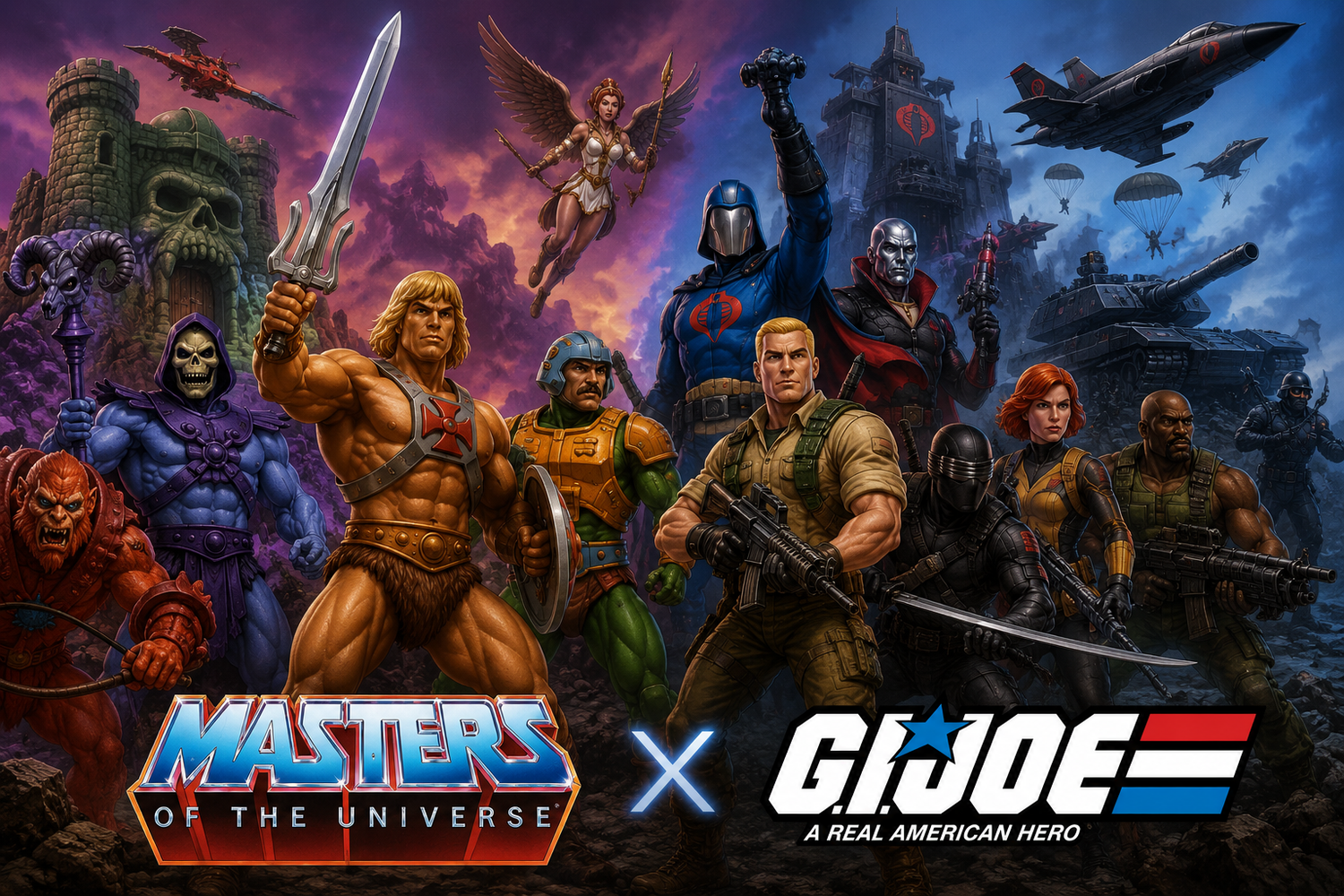 Masters Of The Universe, G.I. Joe and Other Action Figures