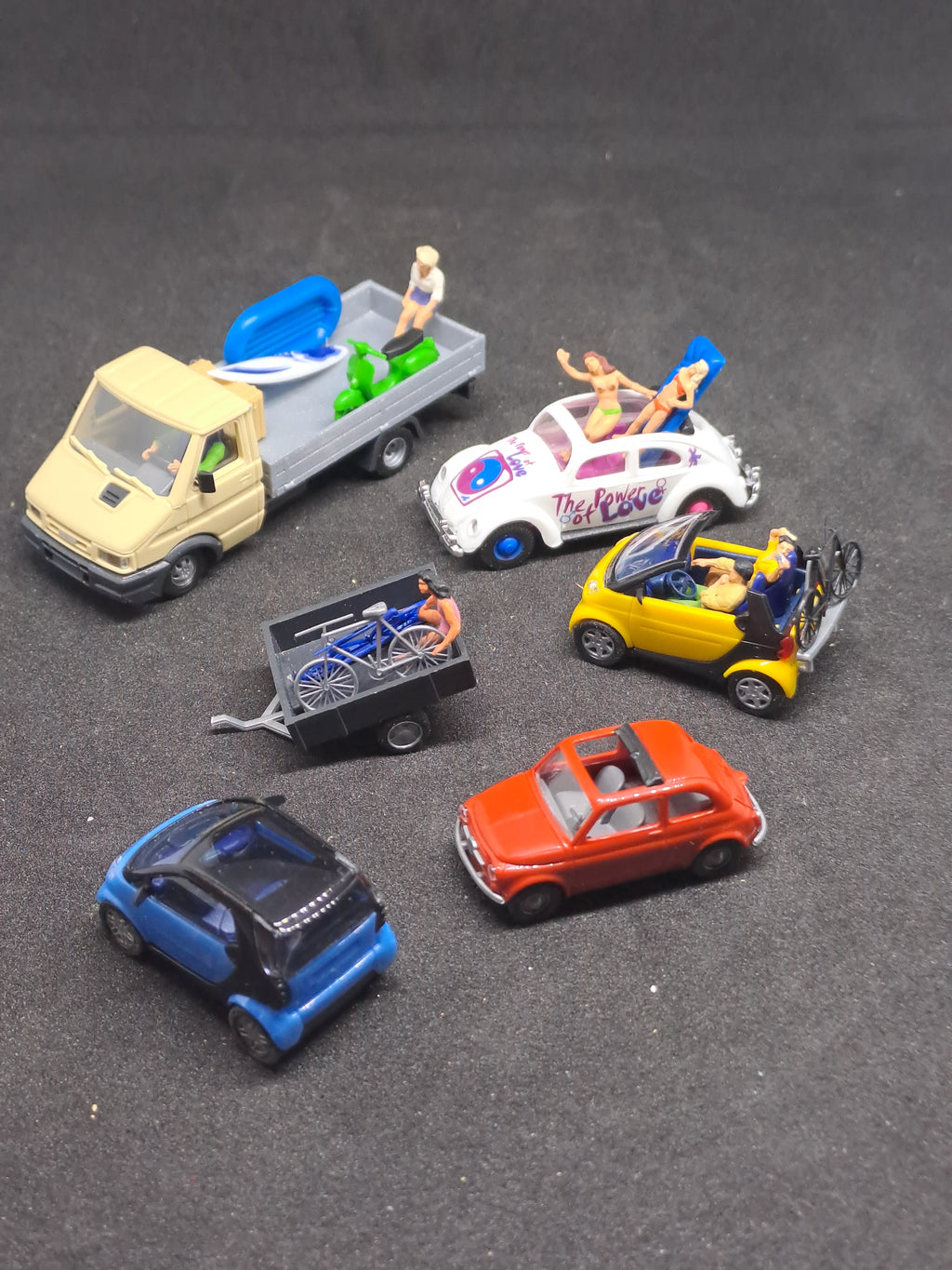 Busch Model Cars x6