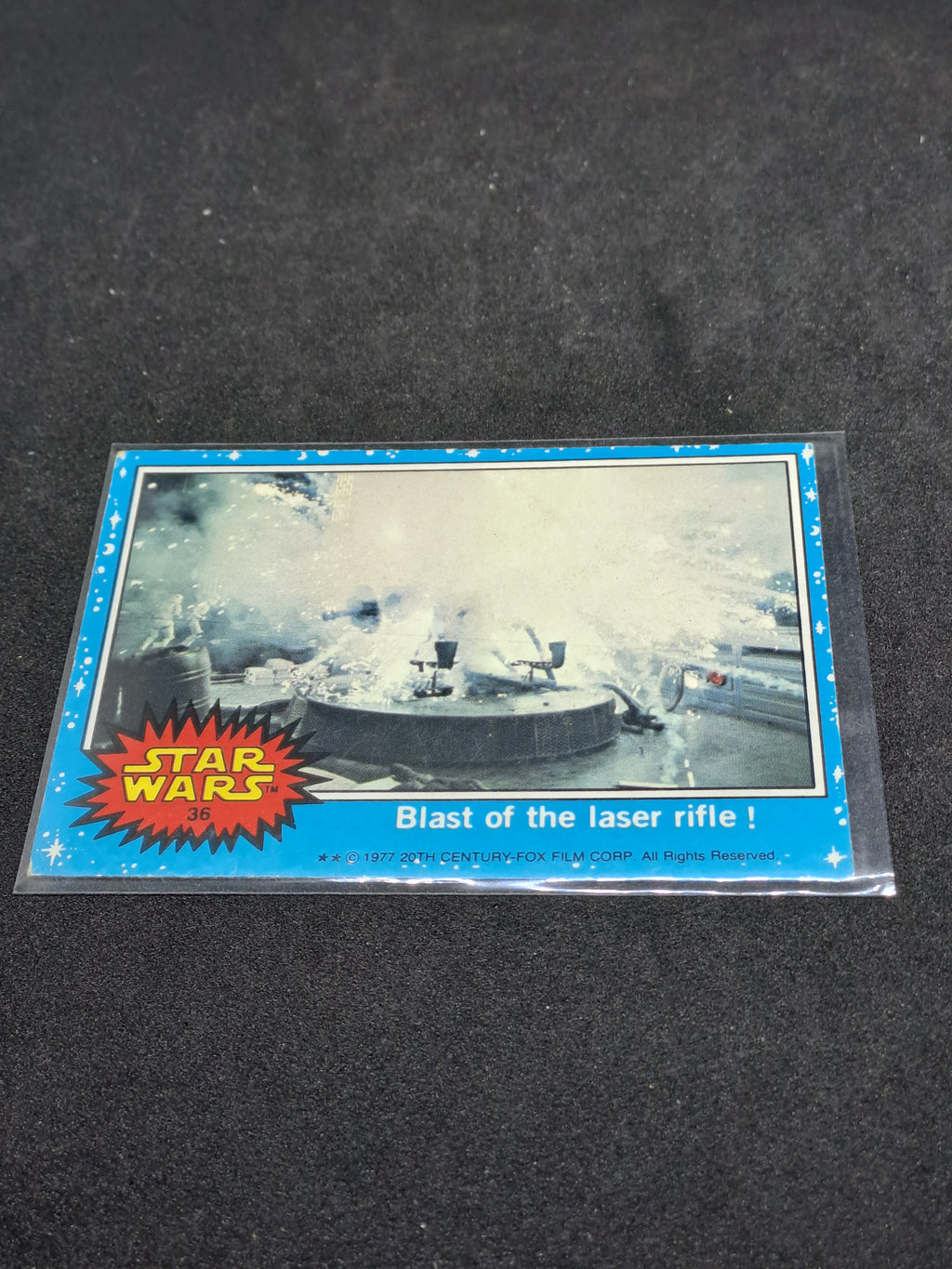 Laser rifle blast
