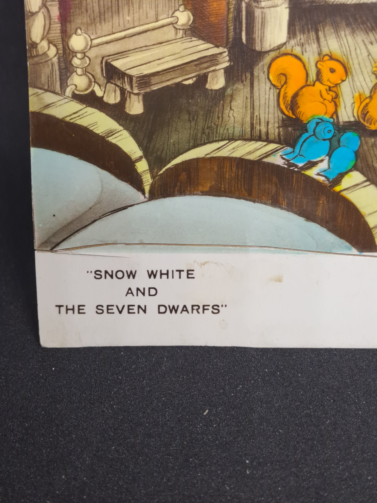 Postcard. Valentine's Snow-White.