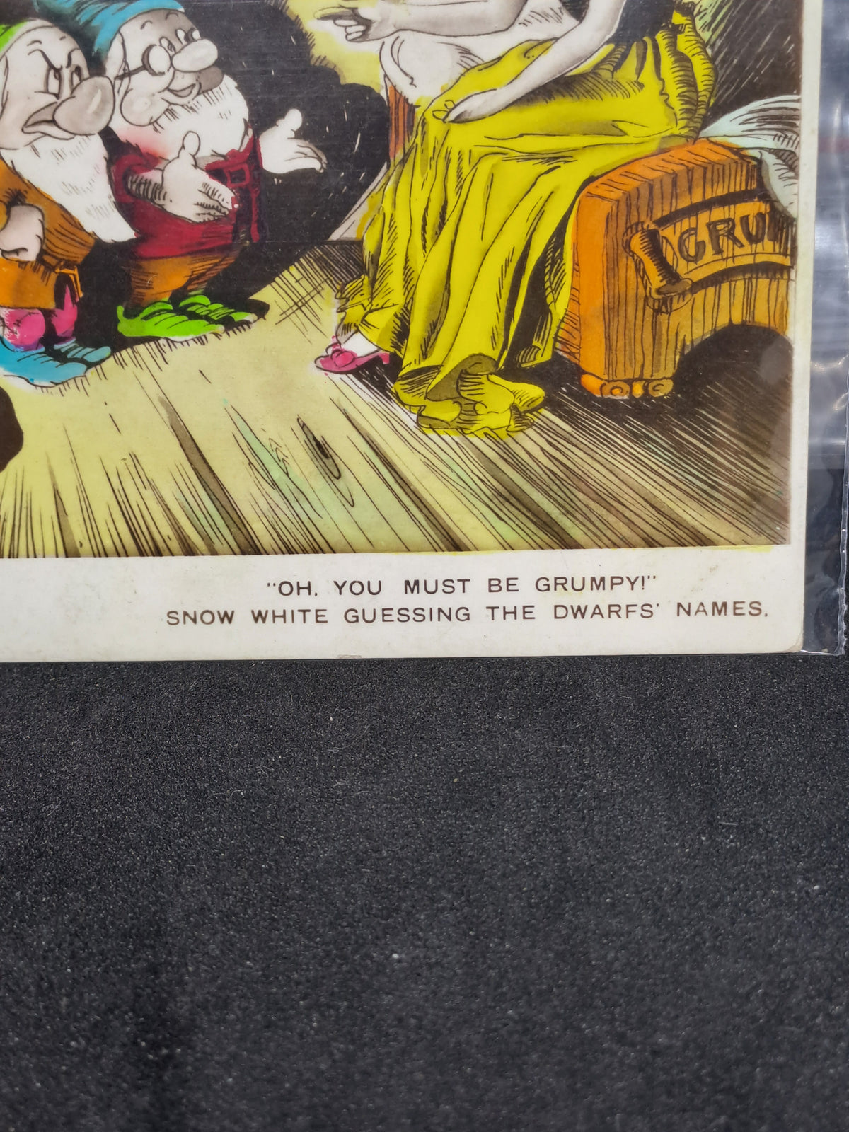 Postkort. Valentine's Snowwhite Vintage.