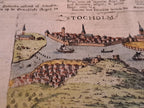 Copper engraving of Stockholm 1713.