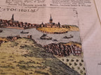 Copper engraving of Stockholm 1713.