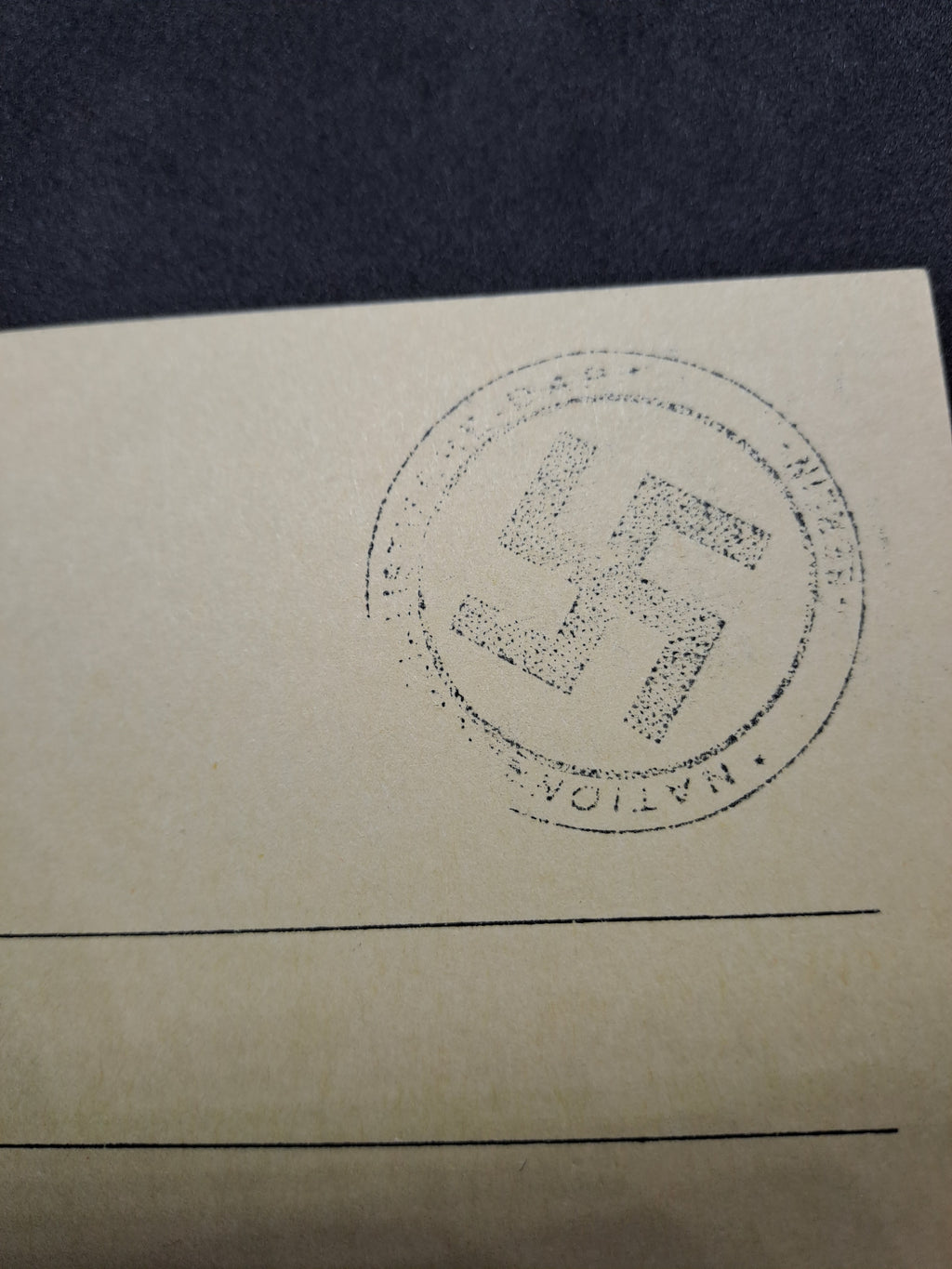 Die Siegreichen Fahnen und Standarten. Nachrichten Truppe. Postcard.
