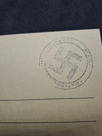 Die Siegreichen Fahnen und Standarten. Nachrichten Truppe. Postcard.