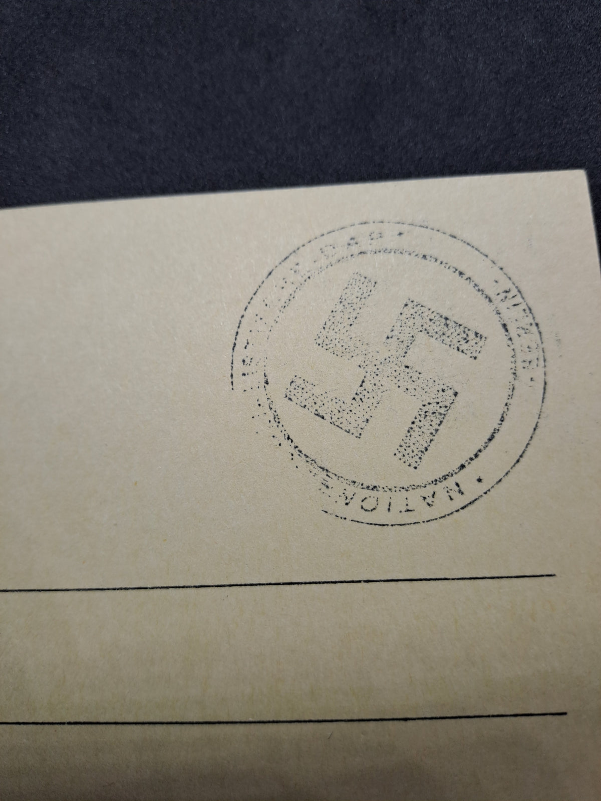 Die Siegreichen Fahnen und Standarten. Nachrichten Truppe. Postcard.