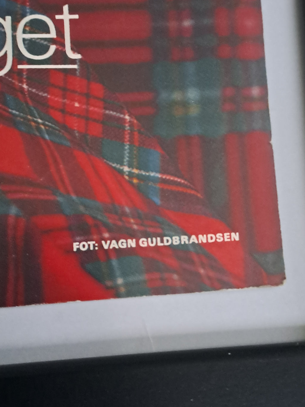 Advertising poster Scotsman/Tobacco