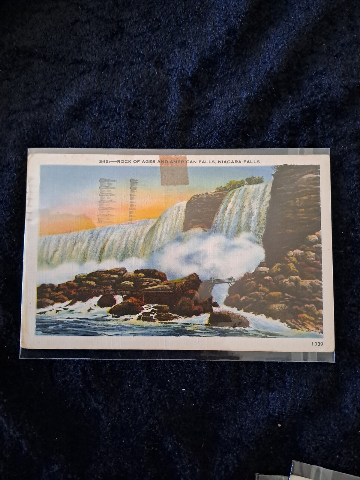 Amerikanske Vintage Postkort