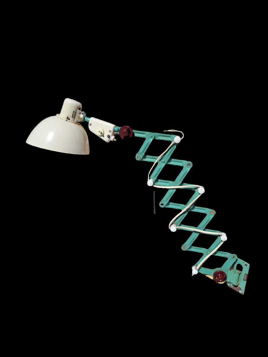 Industrial Vintage Scissor Lamp/Industriel Retro Sakselampe