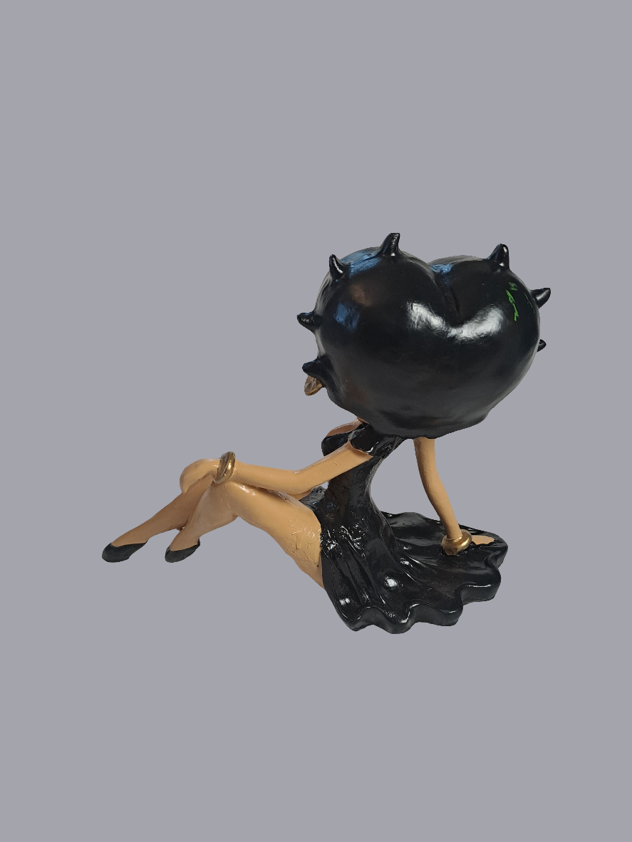 Betty Boop figure in Black Dress / Betty Boop figur i Sort Kjole