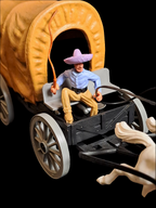 Timpo Toys Wild West Wagon / Timpo Toys Prærievogn