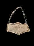 Bottle tag. Cognac.