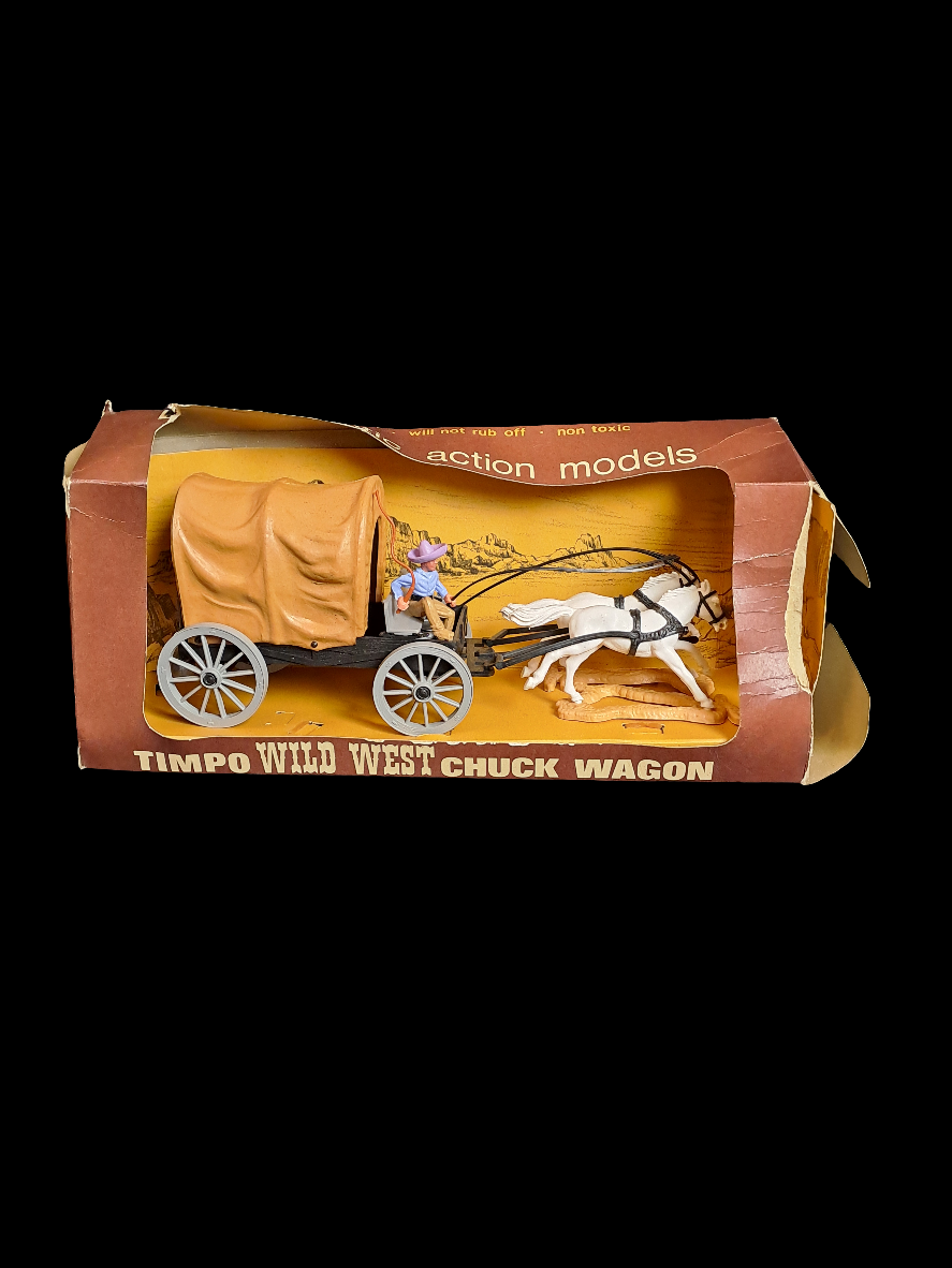 Timpo Toys Wild West Wagon / Timpo Toys Prærievogn