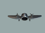 Art Deco Aeroplane Clock