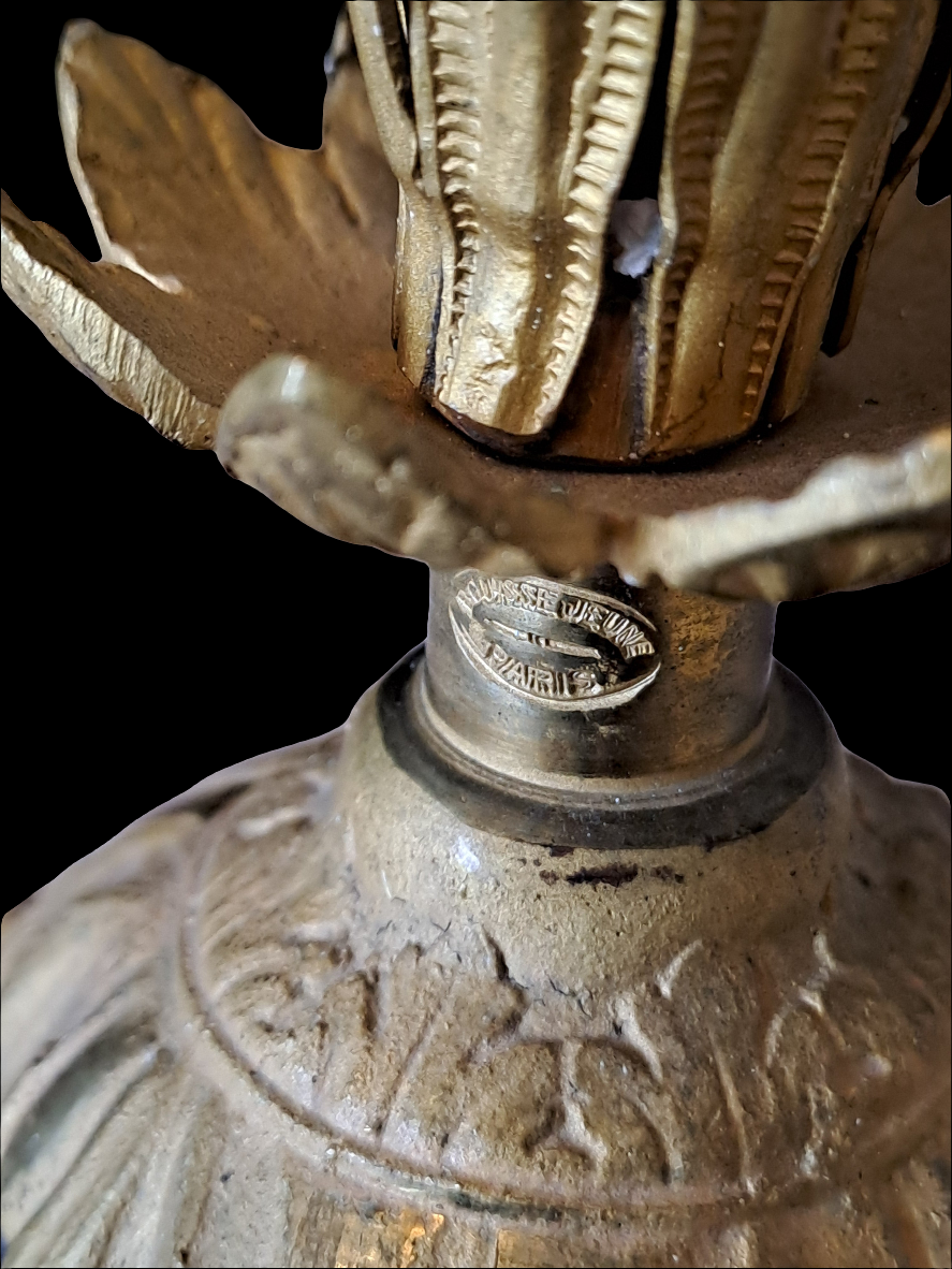 A pair of "Bouasse Jeune Paris" candelabra