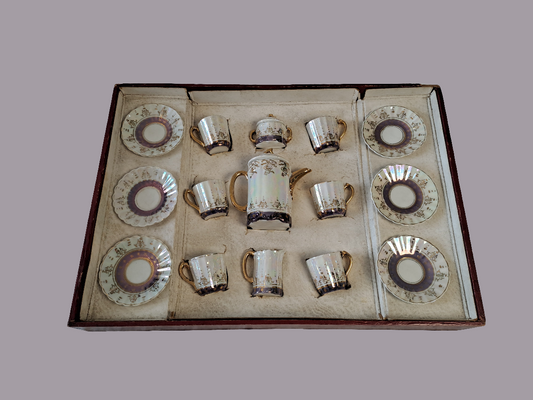 Anrique German Doll Tea Set/Antik tysk Te-Sæt