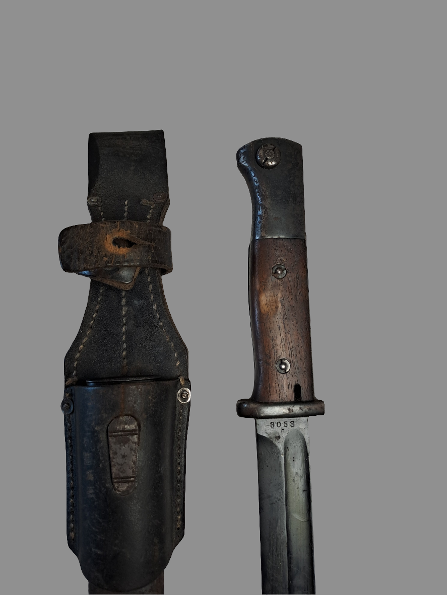 WW2 K98 German Bayonet with Scabbard