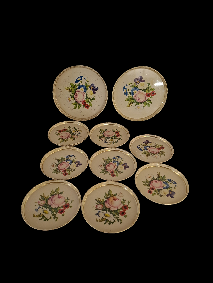 Vintage Coasters in Metal/Retro Coasters I Metal