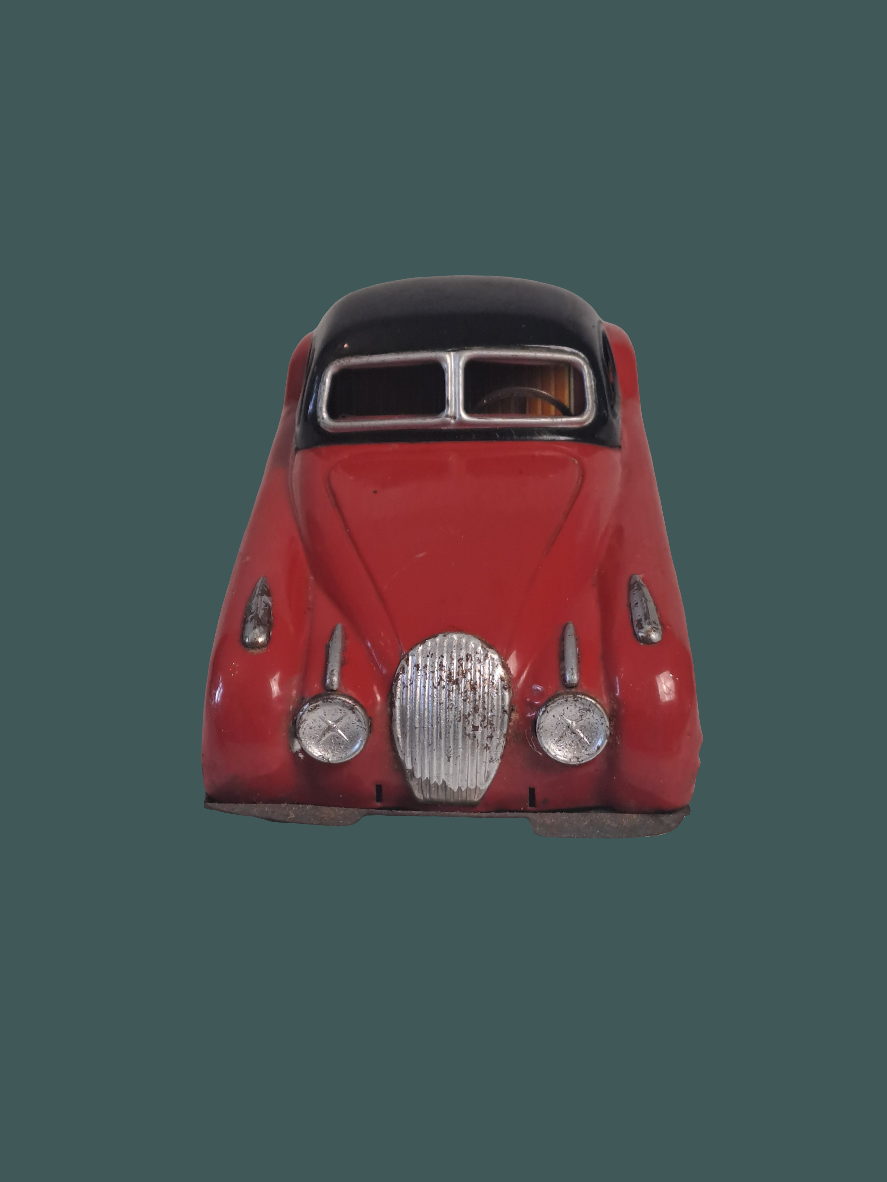 Vintage Tin Toy Jaguar XK-140