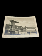 The Olympic Swimming Stadium. Berlin 1936. Postcard.