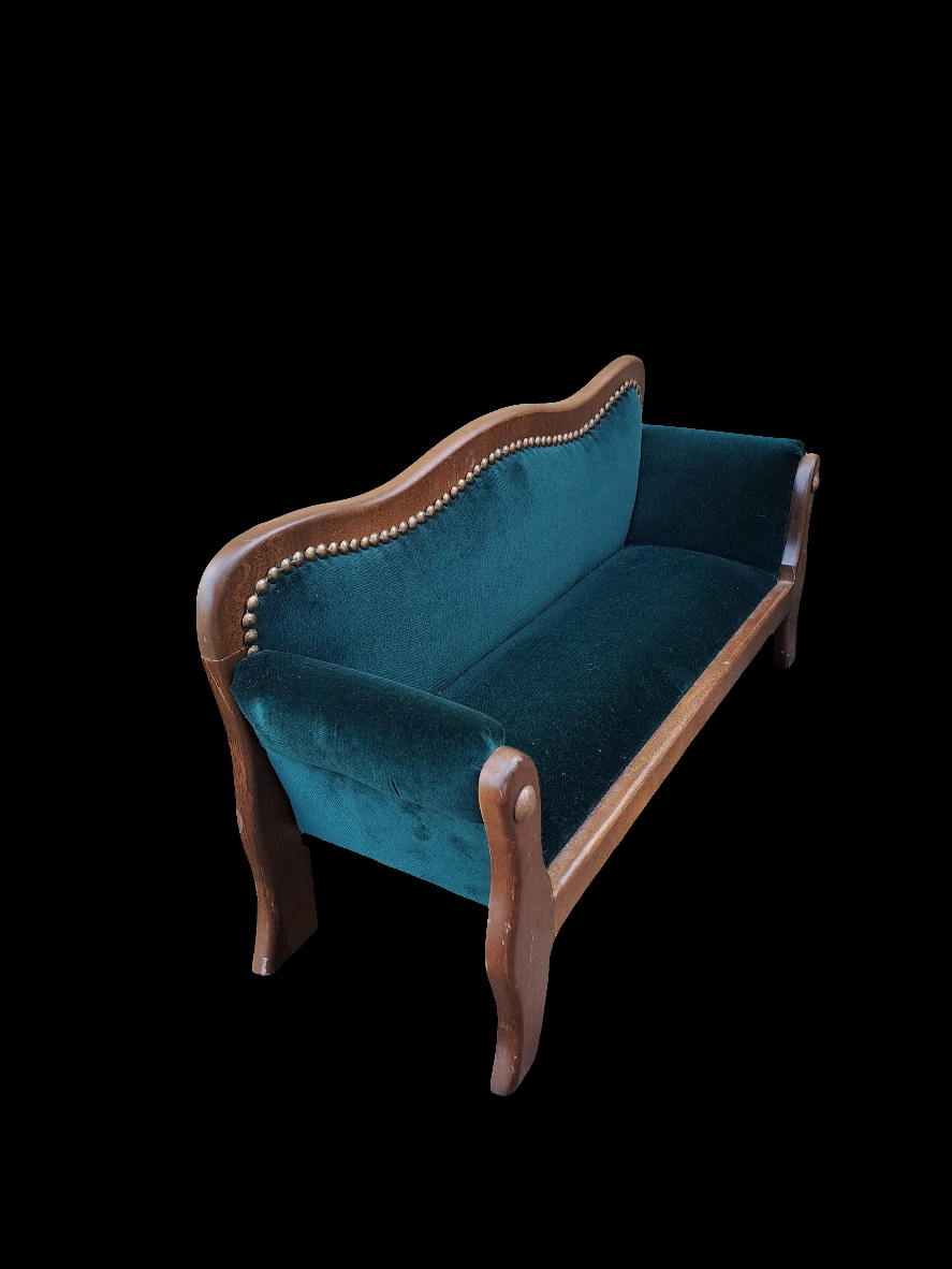 German Vintage Mini Sofa