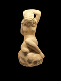 Nude Woman on Stone. Ove Rasmussen.