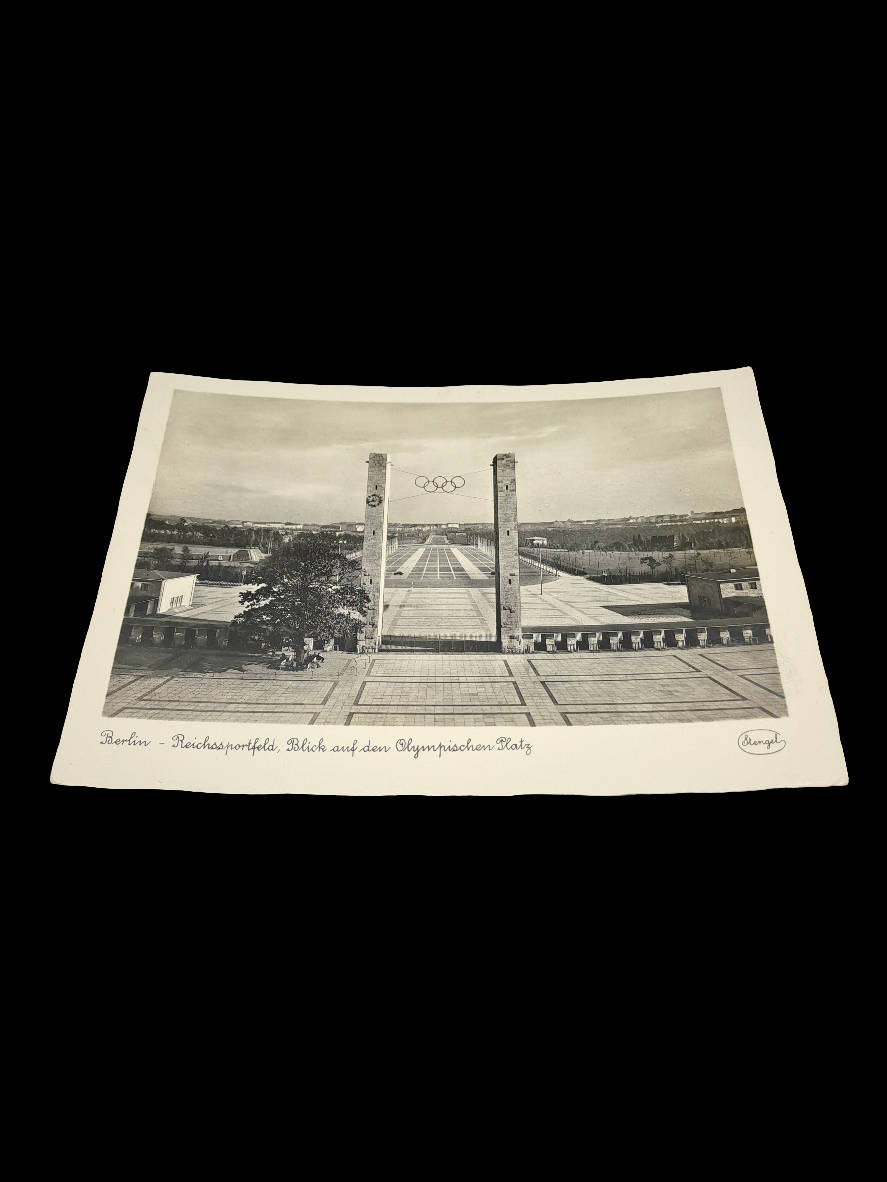 The Olympic Stadion Berlin 1936/Den olympiske plads. Berlin 1936. Postkort.