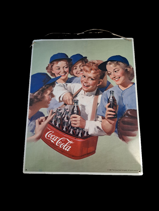 Coca Cola Advertising Sign / Coca cola Reklame Skilt