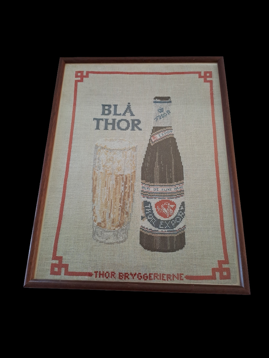 Blå Thor i Ramme