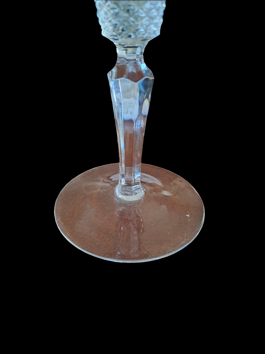 Bohemian Crystal Red Wine Glass