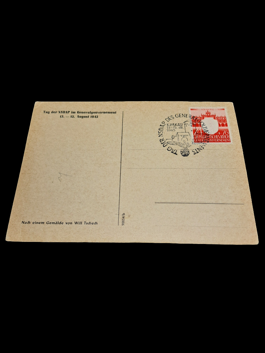 War Front. Postcard.