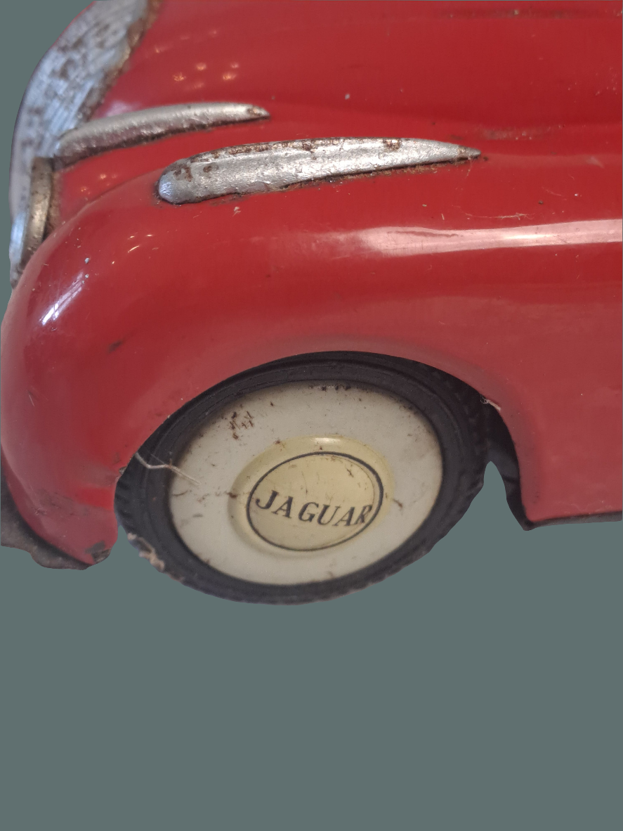 Vintage Tin Toy Jaguar XK-140