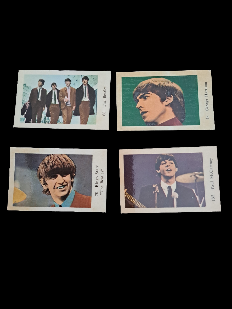 The Beatles Collecting Cards No 48, 68, 70, 132